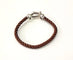 Bracelet FRED Force 10 - Bracelet en or blanc et acier 58 Facettes DV-FRED.F10