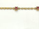 Bracelet Bracelet ancien en or jaune et spinelles rouges 58 Facettes 01187