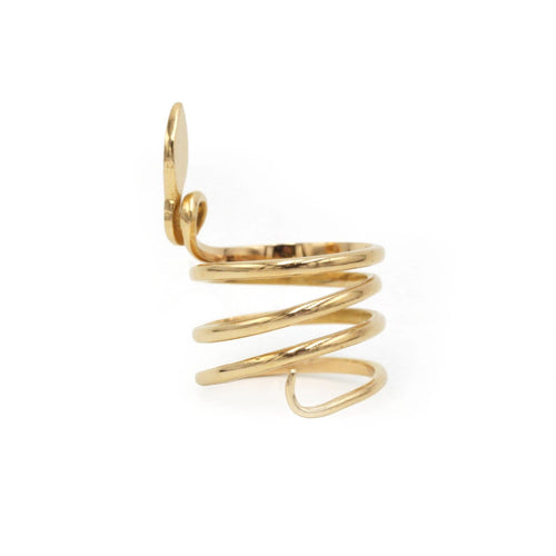 Bague 52 Bague serpent en or jaune 58 Facettes 260157R