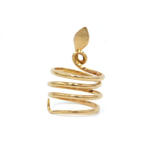 Bague 52 Bague serpent en or jaune 58 Facettes 260157R