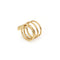 Bague 52 Bague serpent en or jaune 58 Facettes 260157R