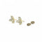 Boucles d'oreilles Lotus - Boucles d'oreilles en or jaune 18K et diamants 58 Facettes REF24094-257