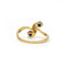 Bague 53 Bague Toi & Moi en or jaune, saphirs et diamants 58 Facettes 260159R