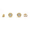 Boucles d'oreilles Boucles d'oreilles en or jaune et diamants 58 Facettes 260160R