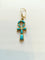 Boucles d'oreilles Boucles d'oreilles croix Ankh en or jaune et émail 58 Facettes 01373