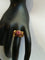 Bague 48 Bague boule en or jaune et rubis 58 Facettes 01372