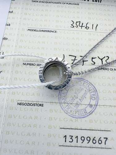 Collier Bvlgari - Collier en or blanc 58 Facettes jnci122