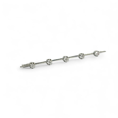 Broche Broche barrette - Diamants en platine 58 Facettes REF24003-167