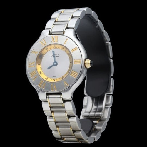 Montre Cartier Must 21 - Montre en or jaune et acier 58 Facettes MT47126