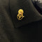 Broche Shell - Broche commémorative en or jaune diamants 58 Facettes
