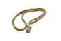 Collier Collier victorien en or jaune, turquoises et grenats 58 Facettes 11623