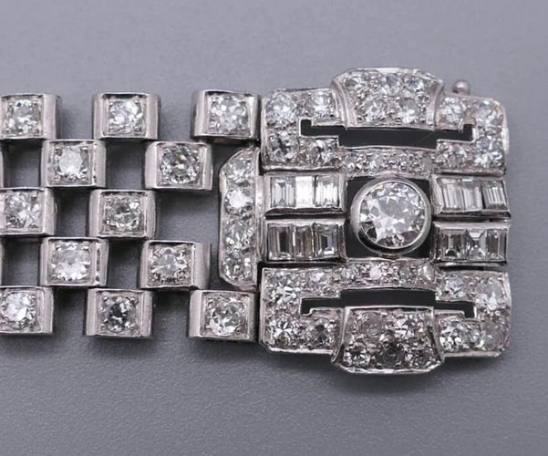 Bracelet Bracelet Art déco 15,30 ct 58 Facettes Bracelet