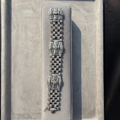 Bracelet Bracelet Art déco 15,30 ct 58 Facettes Bracelet