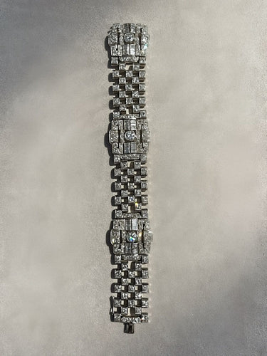 Bracelet Bracelet Art déco 15,30 ct 58 Facettes Bracelet
