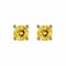 Boucles d'oreilles Single Tulip - Boucles d'oreilles en or 18 carats et tourmalines jaunes 58 Facettes GER1335YW