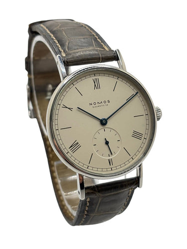 Montre Nomos Glashütte Ludwig - Montre réf. 205 en acier 58 Facettes 1986
