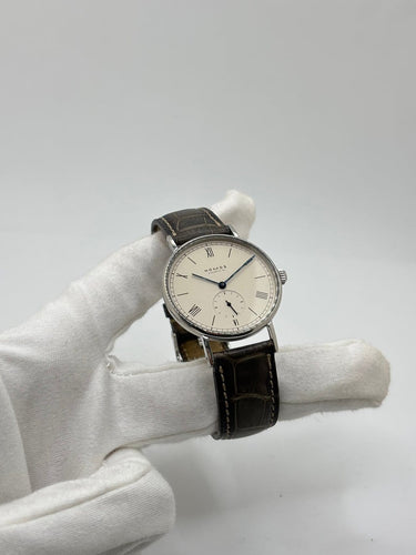 Montre Nomos Glashütte Ludwig - Montre réf. 205 en acier 58 Facettes 1986