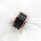 Bague 55 Bulgari B.zero1 - Bague en or rose et céramique noire 58 Facettes 242T26_M