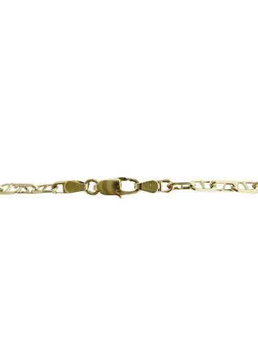 Collier Collier maille marine en or jaune 18 carats 58 Facettes N63