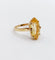Bague 52 Bague cocktail vintage en or 18k et citrine 58 Facettes A07492