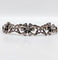 Bracelet Bracelet Art déco en or 14K, argent et diamants 58 Facettes A07493