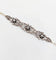 Bracelet Bracelet Art déco en or 14K, argent et diamants 58 Facettes A07493