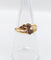 Bague 53.5 Bague toi et moi victorienne en or rose 18k 58 Facettes A07494