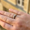 Bague 53 Boucheron - Anneau torsadé en or gris 58 Facettes REF2554CF-322