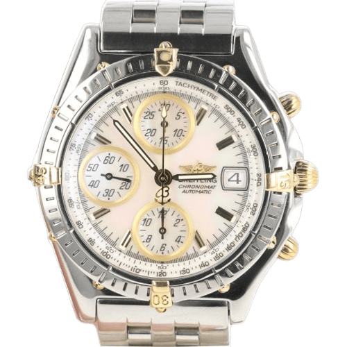 Montre Breitling Chronomat - Montre chronographe en or jaune et acier 58 Facettes MT46201