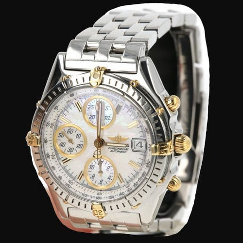 Montre Breitling Chronomat - Montre chronographe en or jaune et acier 58 Facettes MT46201