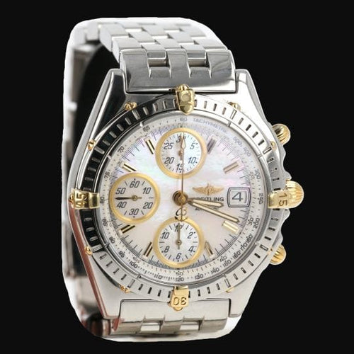 Montre Breitling Chronomat - Montre chronographe en or jaune et acier 58 Facettes MT46201