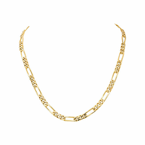 Collier Collier maille Figaro en or jaune 58 Facettes 5744236CN