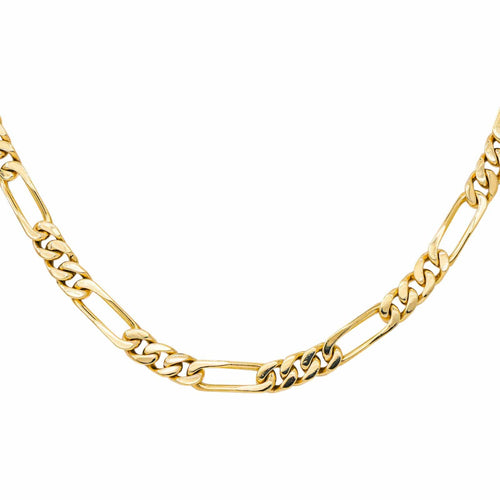 Collier Collier maille Figaro en or jaune 58 Facettes 5744236CN