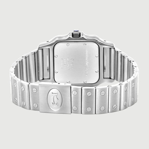 Montre Cartier Santos Galbée - Montre en acier 58 Facettes OC-68802045