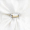 Bague 54 Bulgari Tronchetto - Bague en or blanc et nacre 58 Facettes 141C24_M