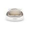 Bague 54 Bulgari Tronchetto - Bague en or blanc et nacre 58 Facettes 141C24_M