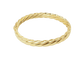 Bracelet Bracelet jonc torsadé en or jaune 58 Facettes 33800