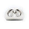 Bague 54 Bulgari Abbraccio - Bague en or blanc et diamants 58 Facettes 166B26_M
