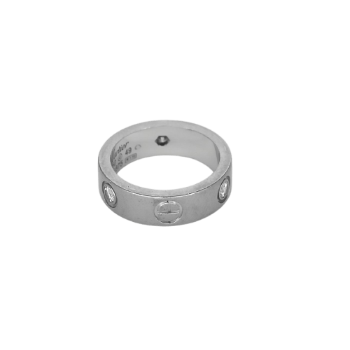 Cartier Love - Bague classique en or blanc et diamants 58 Facettes 58FC56