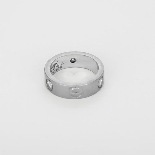 Cartier Love - Bague classique en or blanc et diamants 58 Facettes 58FC56