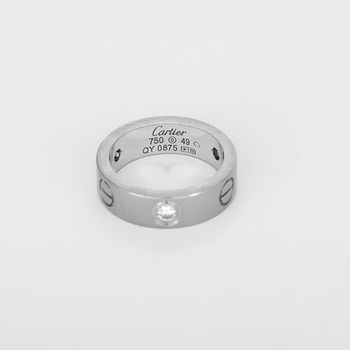Cartier Love - Bague classique en or blanc et diamants 58 Facettes 58FC56