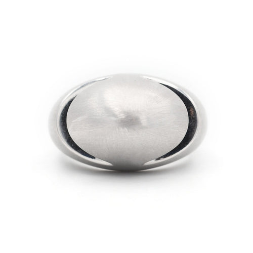 Bague 54 Bulgari Cabochon - Bague en or blanc satiné 58 Facettes 673A25_M