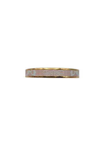Bracelet Hermès Bride de Gala Tattoo - Bracelet jonc en plaqué or et émail 58 Facettes 1248