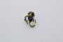 Broche Broche fourmi ancienne en or jaune 18K, émail et perle naturelle 58 Facettes 26051489