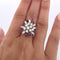 Bague 64 Bague en or blanc 18 kt avec diamants et rubis 58 Facettes 2049/G 248/26