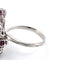 Bague 64 Bague en or blanc 18 kt avec diamants et rubis 58 Facettes 2049/G 248/26