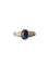 Bague 57.5 Bague en or jaune 18K, saphir et diamants 58 Facettes 276