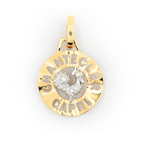 Pendentif Chantecler - Pendentif en or et diamants 58 Facettes 100A26_M