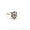 Bague 54 Bague en or rose 18 ct avec diamants taille ancienne 58 Facettes NOCODE