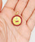 Pendentif Augis - Pendentif médaille d'amour en or 18k, diamant et rubis 58 Facettes A07500
